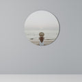 SAND AND SOLITUDE Round Wall Art