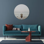SAND AND SOLITUDE Round Wall Art