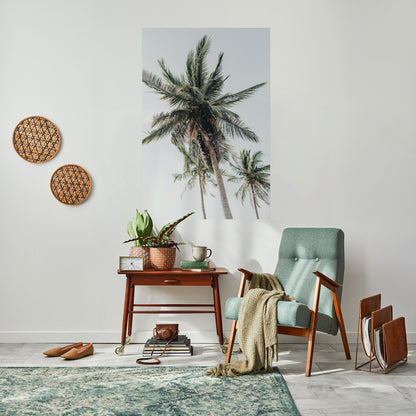 PALM PARADISE SIGHT vertikal affisch med självhäftande text