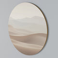 SUBTLE SANDS Round Wall Art