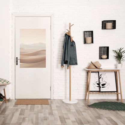 SUBTLE SANDS Vertikal affisch med självhäftande motiv
