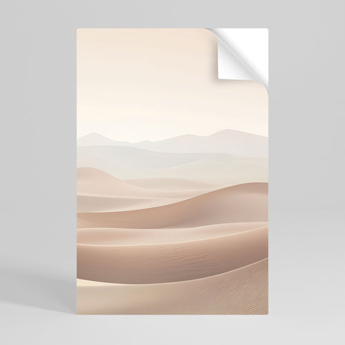 SUBTLE SANDS Peel and Stick Vertical Poster