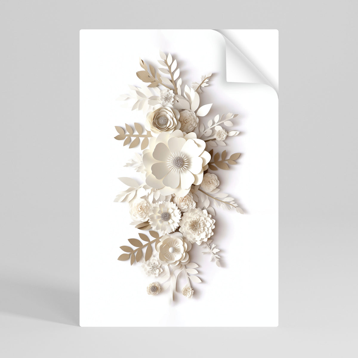 BLUSHING BOUQUET Självhäftande Vertikal Poster