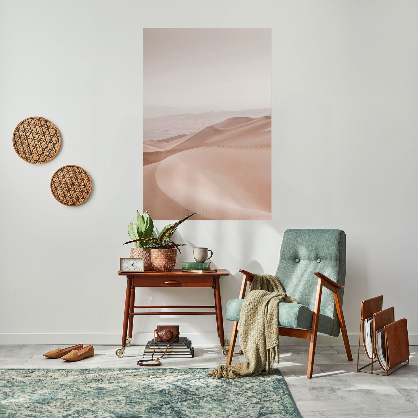 TRANQUIL TIDES Peel and Stick Vertical Poster