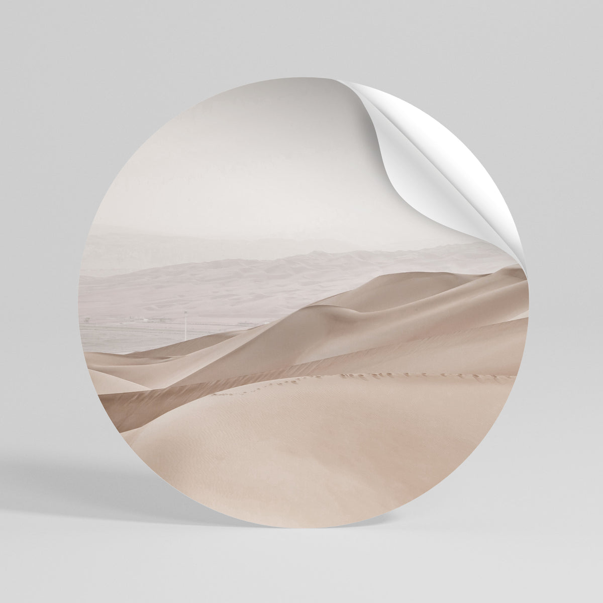 TRANQUIL TIDES Rund väggdekal