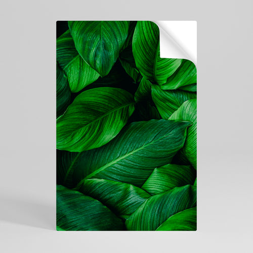 VIBRANT LEAFY EMBRACE Självhäftande Vertikal Poster