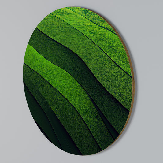 FRESH LANDSCAPE Round Wall Art
