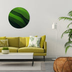 FRESH LANDSCAPE Round Wall Art