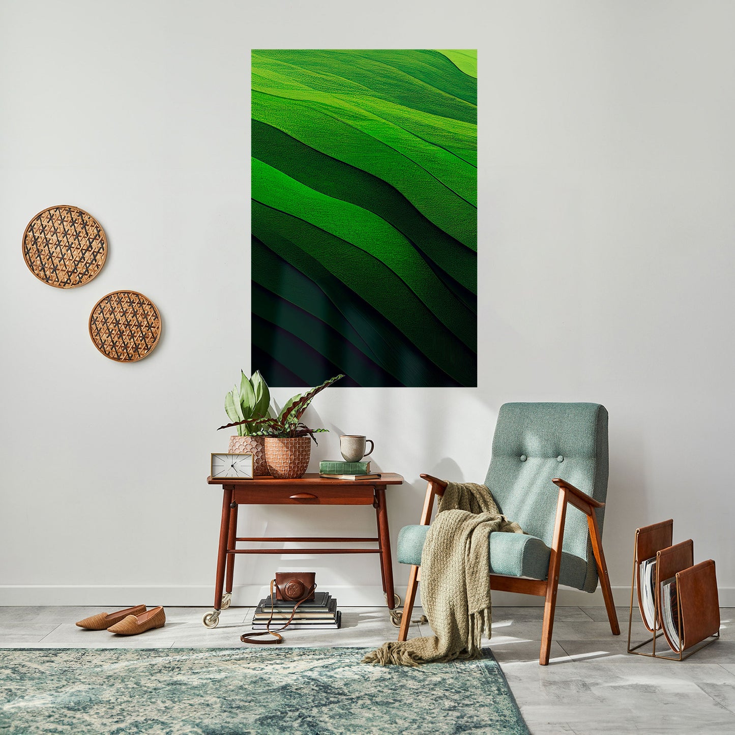 FRESH LANDSCAPE Peel and Stick Vertical Poster