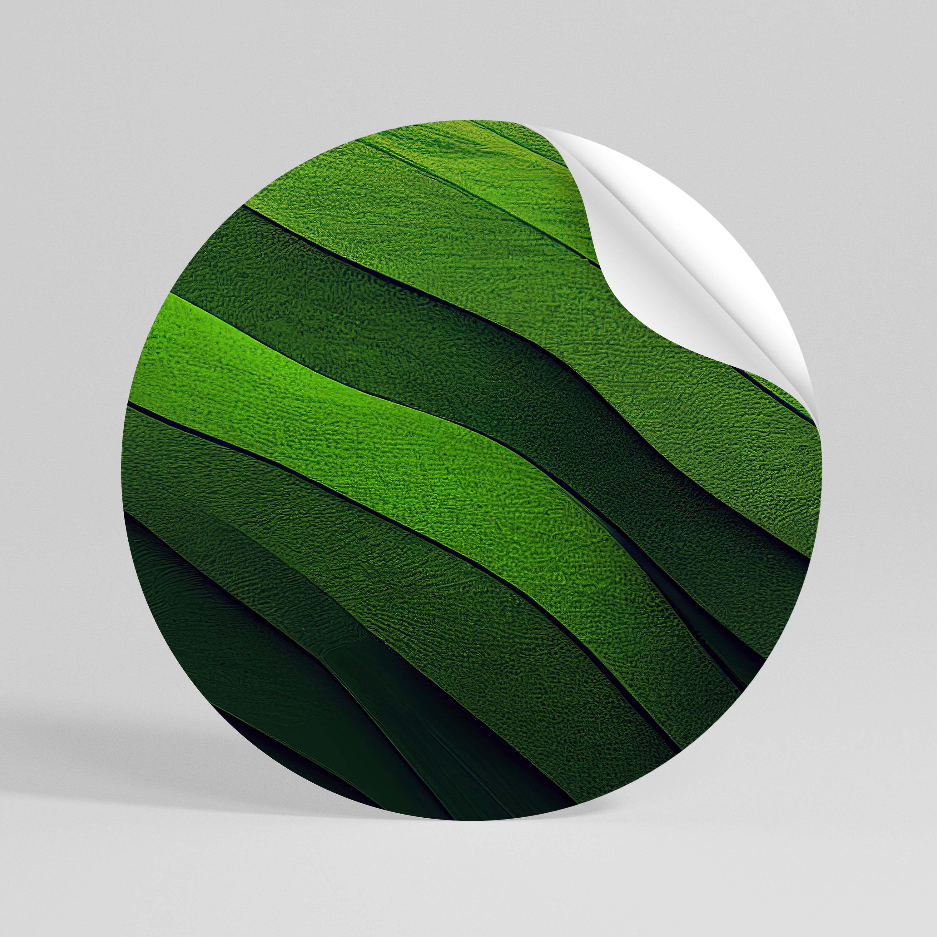 FRESH LANDSCAPE Rund väggdekal