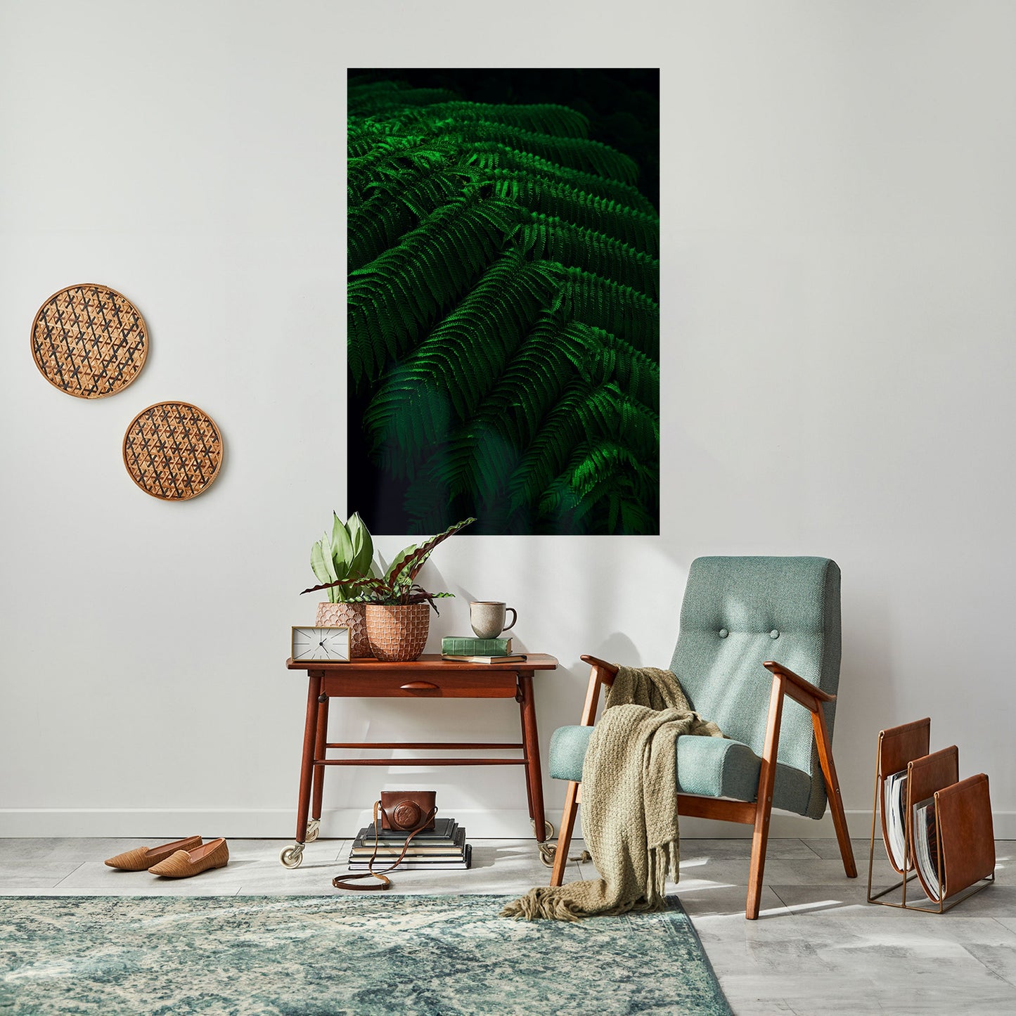 FERN FANTASY vertikal affisch med självhäftande motiv