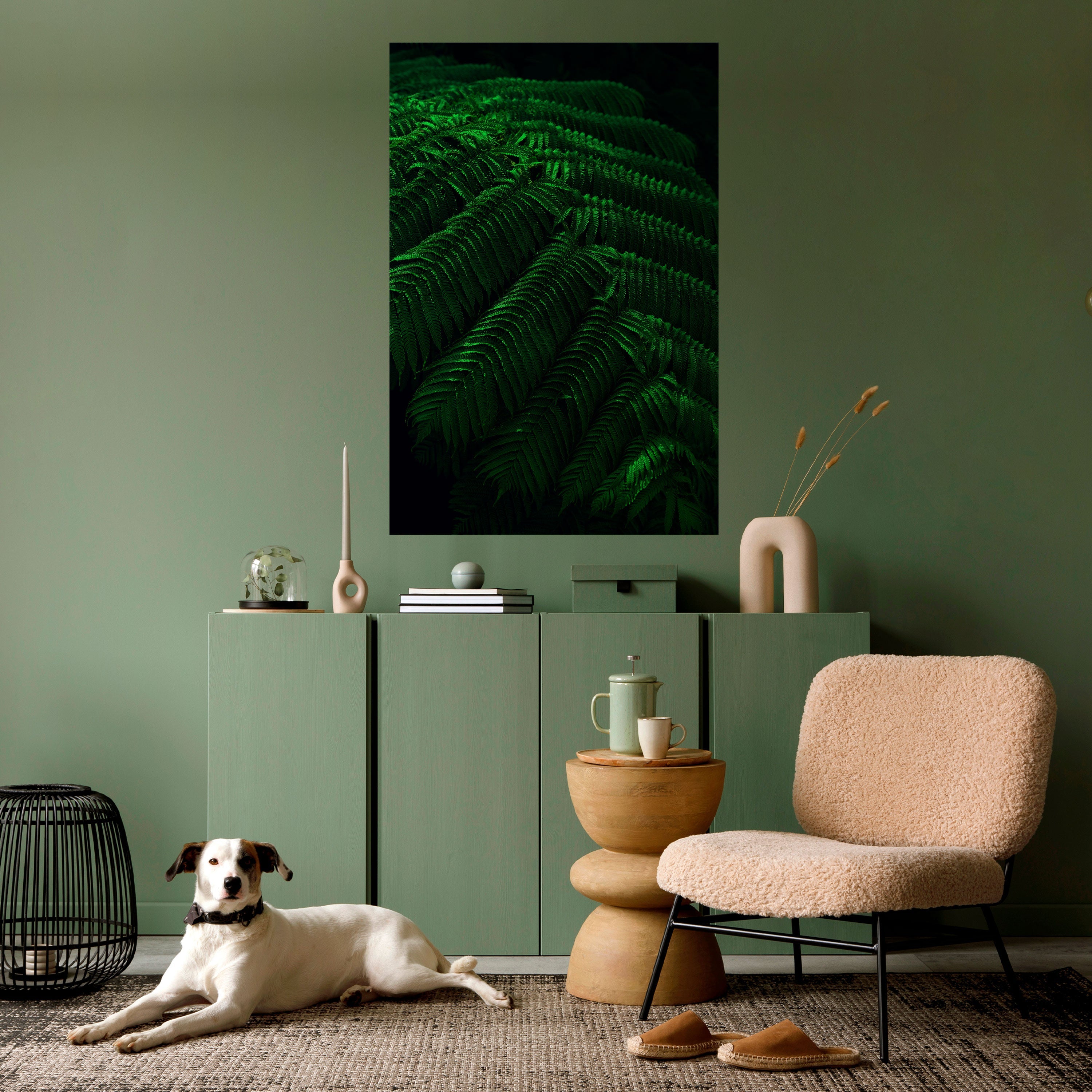 FERN FANTASY vertikal affisch med självhäftande motiv
