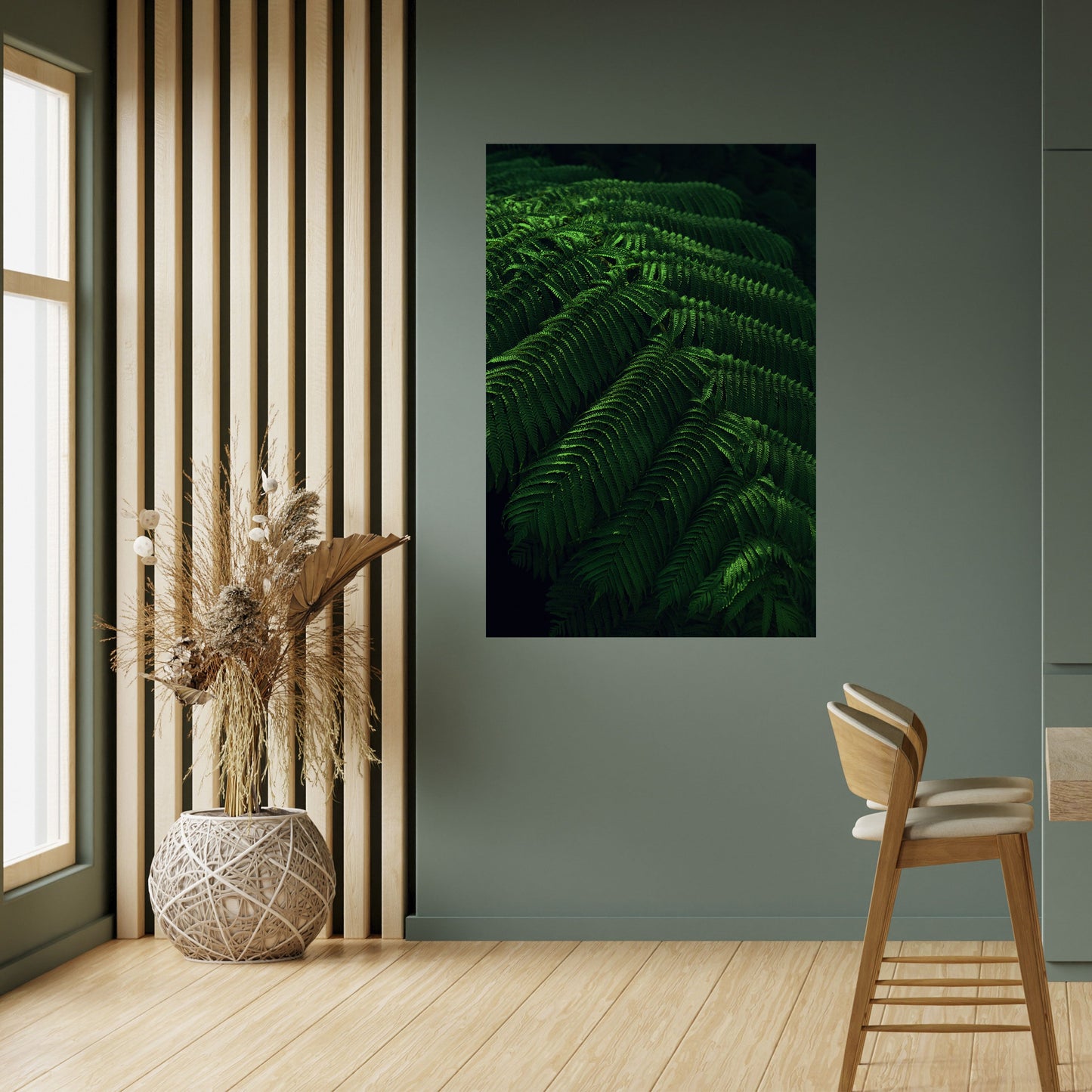 FERN FANTASY vertikal affisch med självhäftande motiv