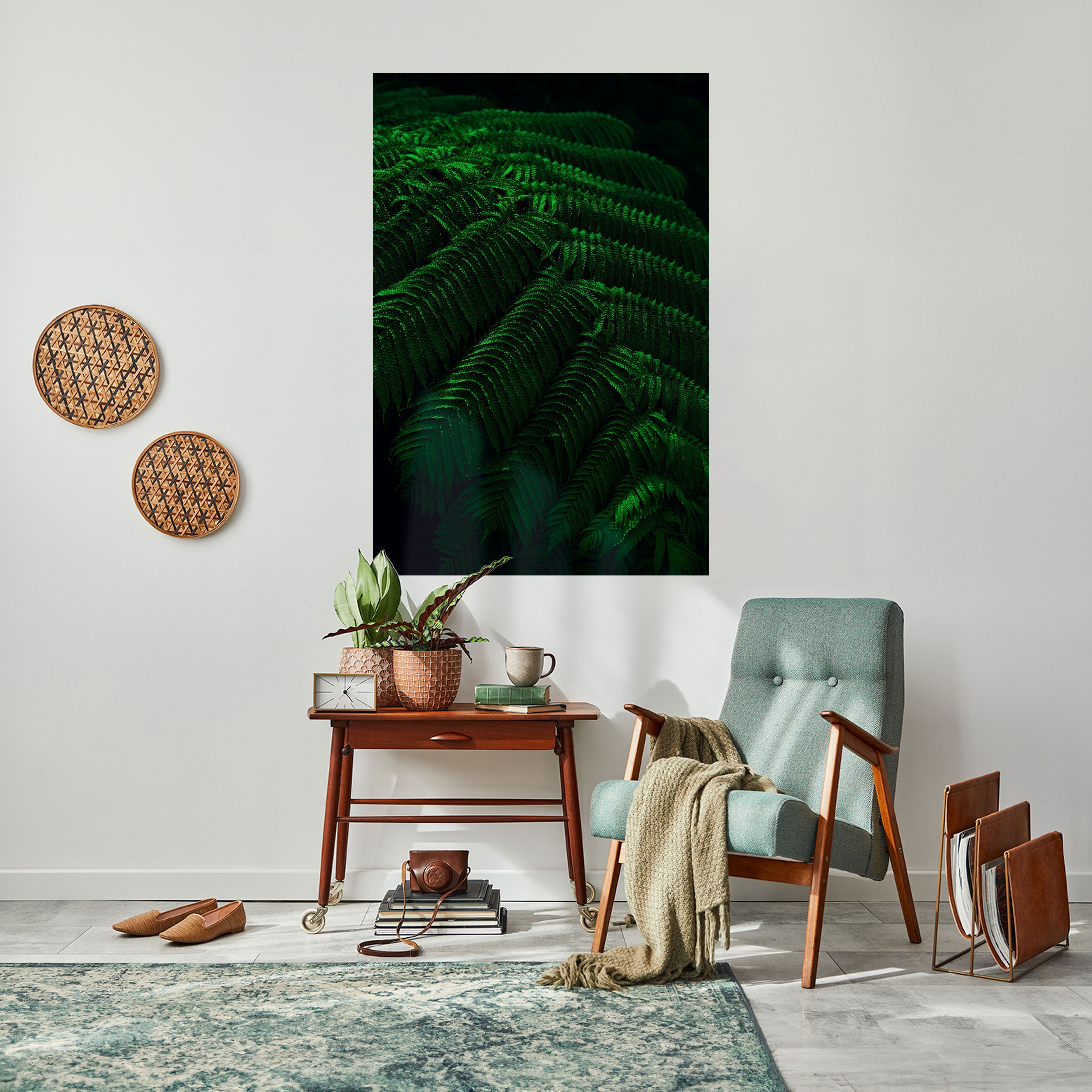 FERN FANTASY vertikal affisch med självhäftande motiv