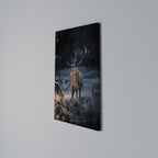 ANTLERED REGALITY Vertical Canvas Print