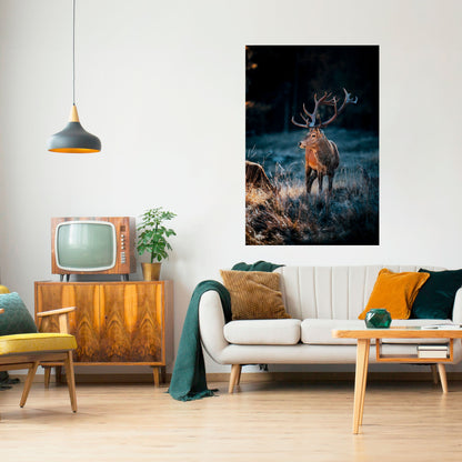 ANTLERED REGALITY Vertikal affisch med självhäftande motiv