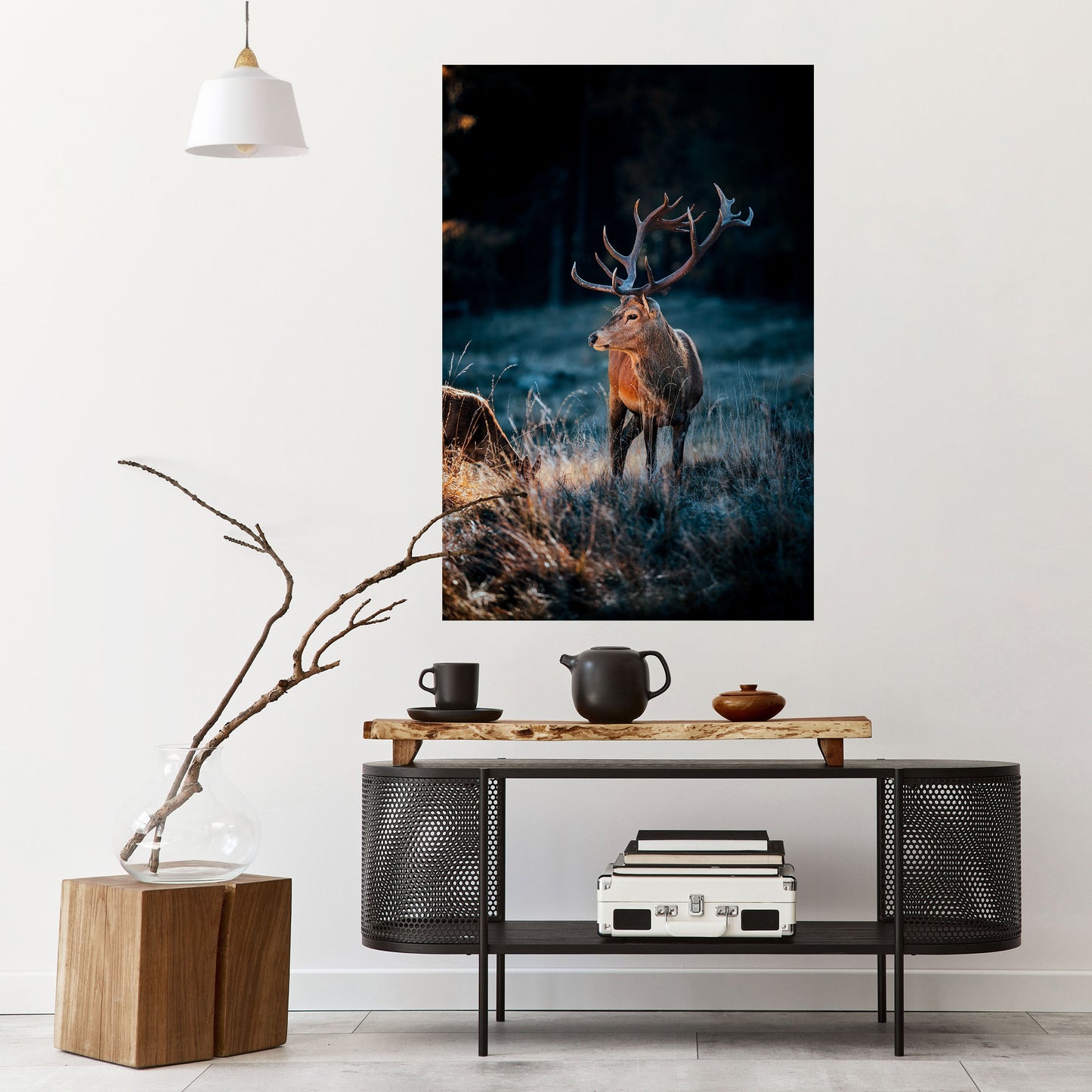 ANTLERED REGALITY Vertikal affisch med självhäftande motiv