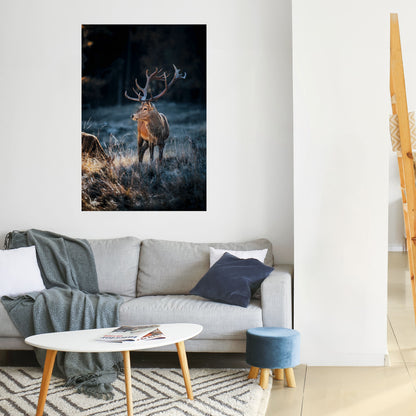 ANTLERED REGALITY Vertikal affisch med självhäftande motiv
