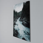 RUSHING REFLECTIONS Vertical Canvas Print