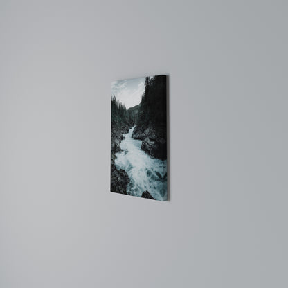 RUSHING REFLECTIONS Vertical Canvas Print