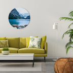 REFLECTIVE WATERS Round Wall Art