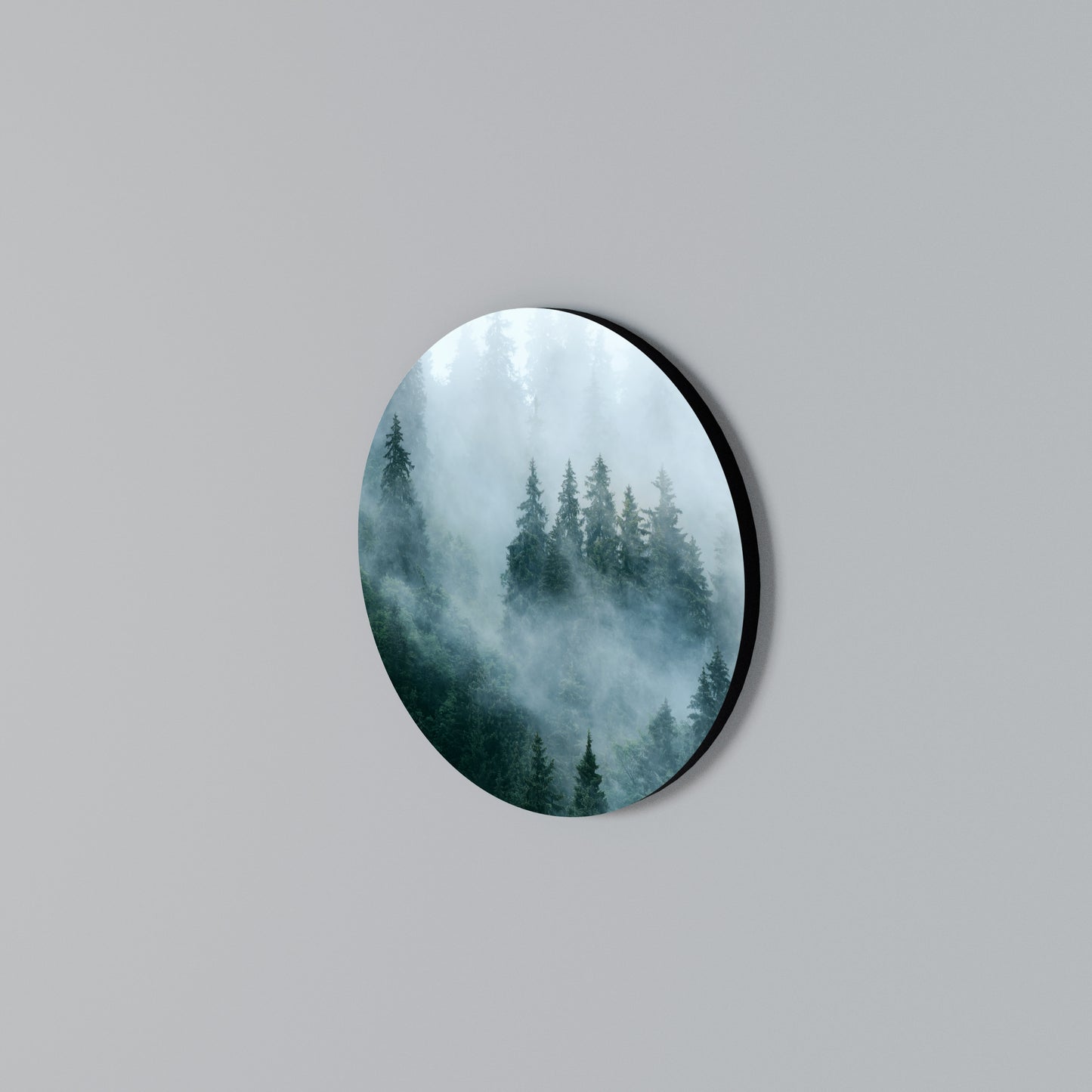 VEIL OF MIST Round Wall Art