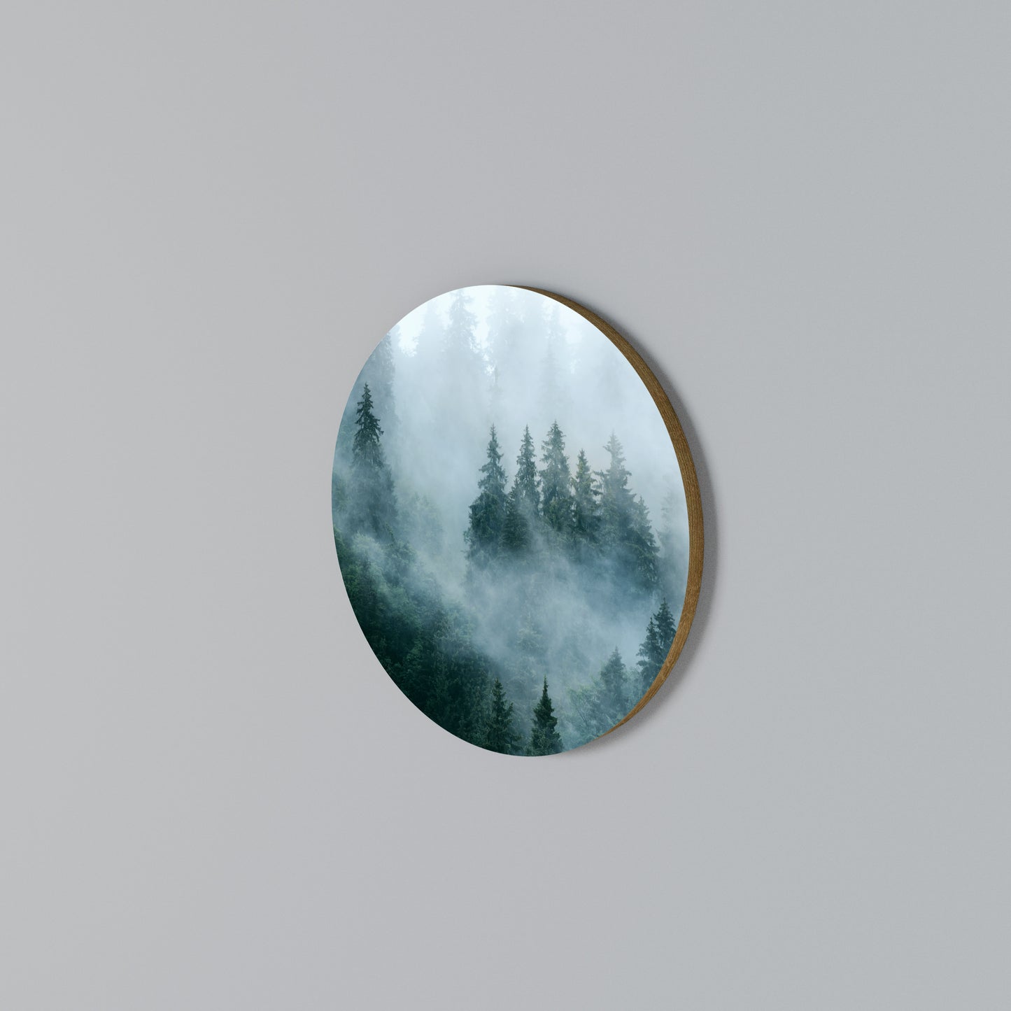 VEIL OF MIST Round Wall Art