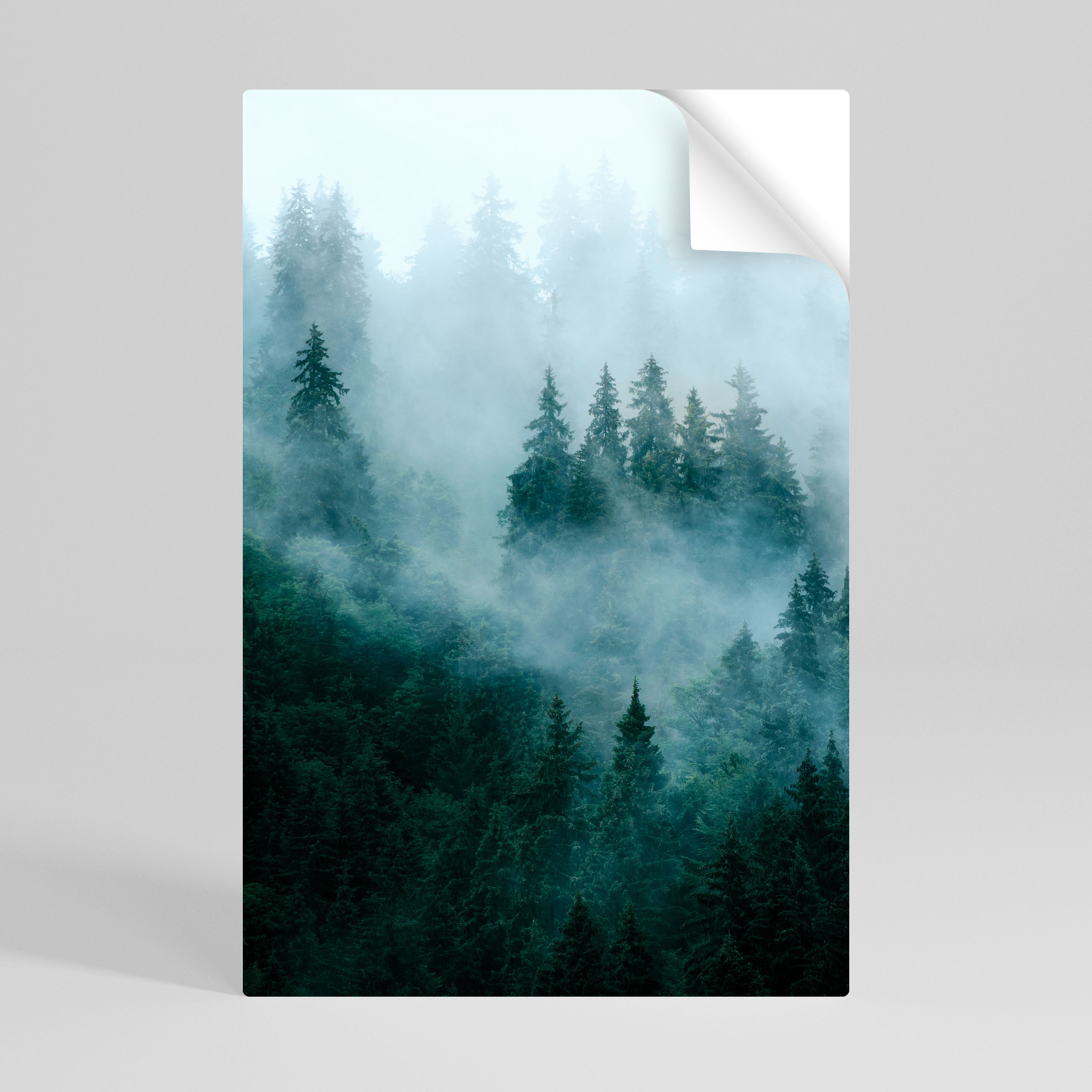 VEIL OF MIST Peel and Stick Vertical Poster