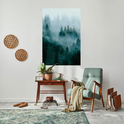 VEIL OF MIST Peel and Stick Vertical Poster