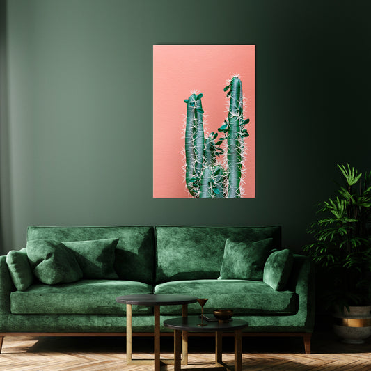 LORD CACTUS Vertical Canvas Print