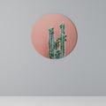 LORD CACTUS Round Wall Art