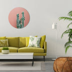 LORD CACTUS Round Wall Art