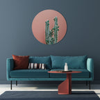 LORD CACTUS Round Wall Art