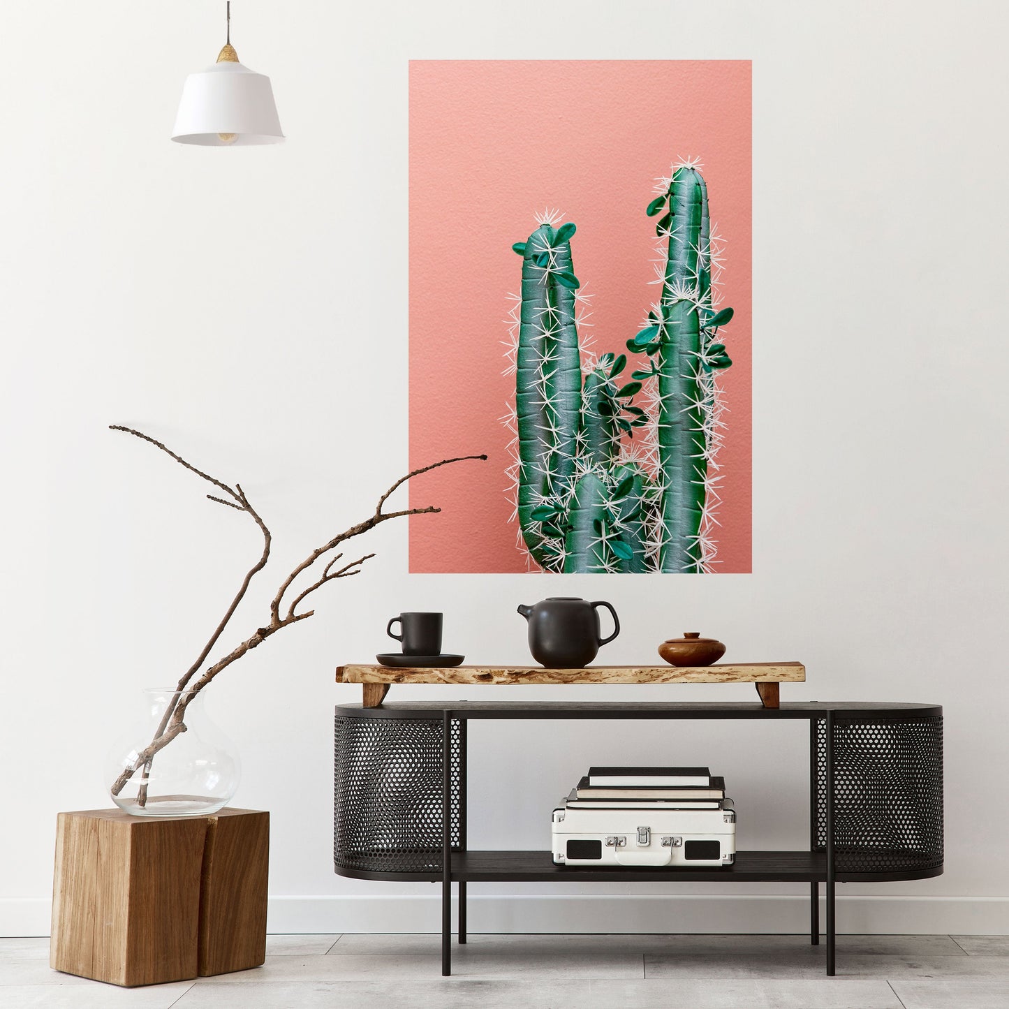 LORD CACTUS Peel and Stick Vertical Poster