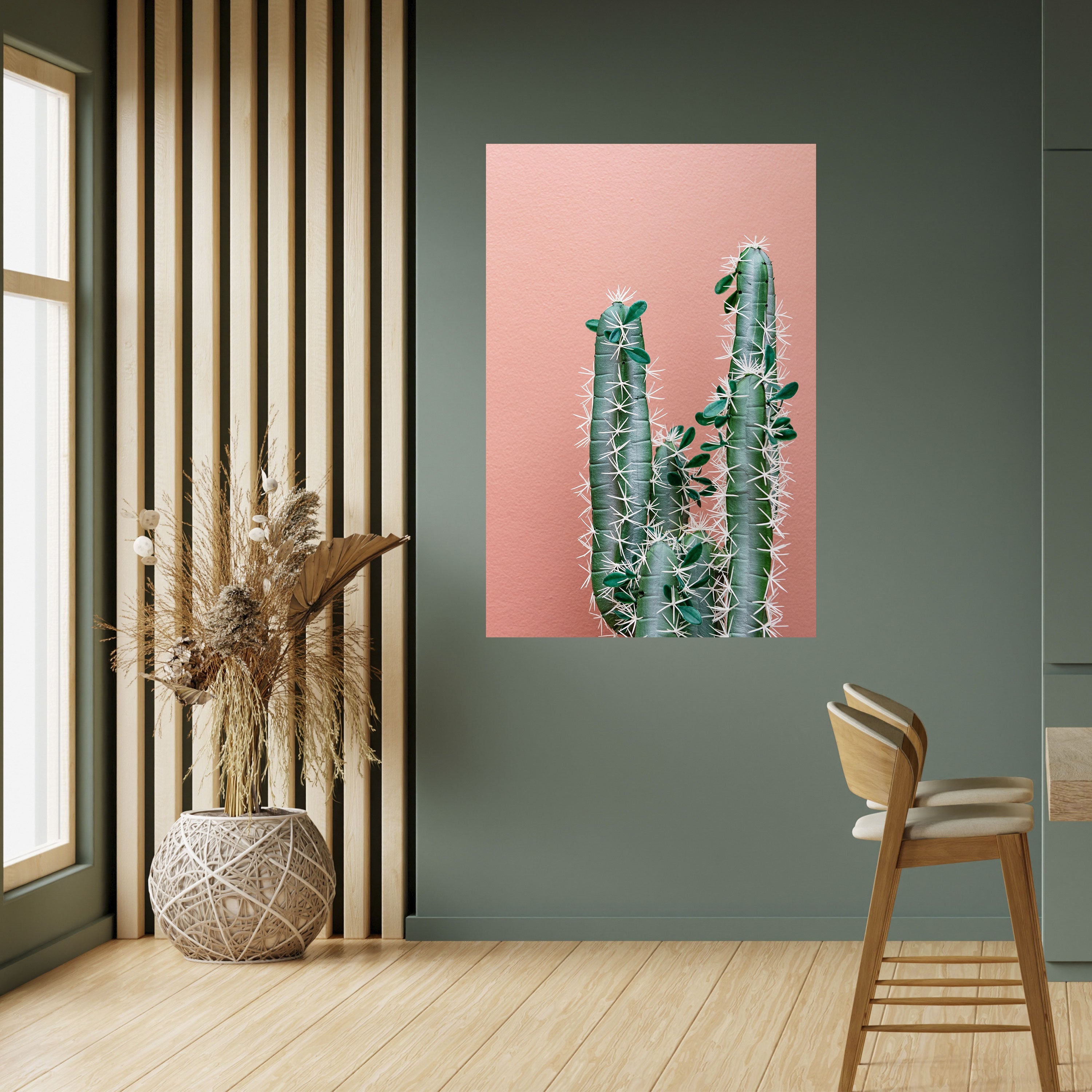 LORD CACTUS vertikal affisch med självhäftande motiv