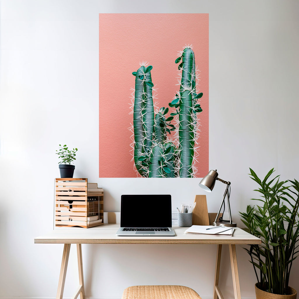 LORD CACTUS vertikal affisch med självhäftande motiv