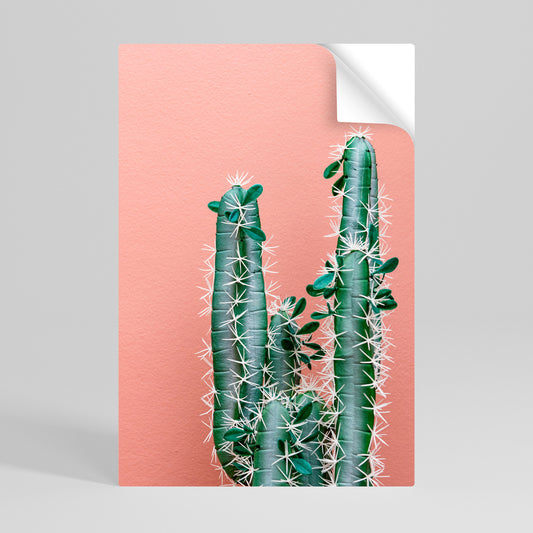 LORD CACTUS Peel and Stick Vertical Poster