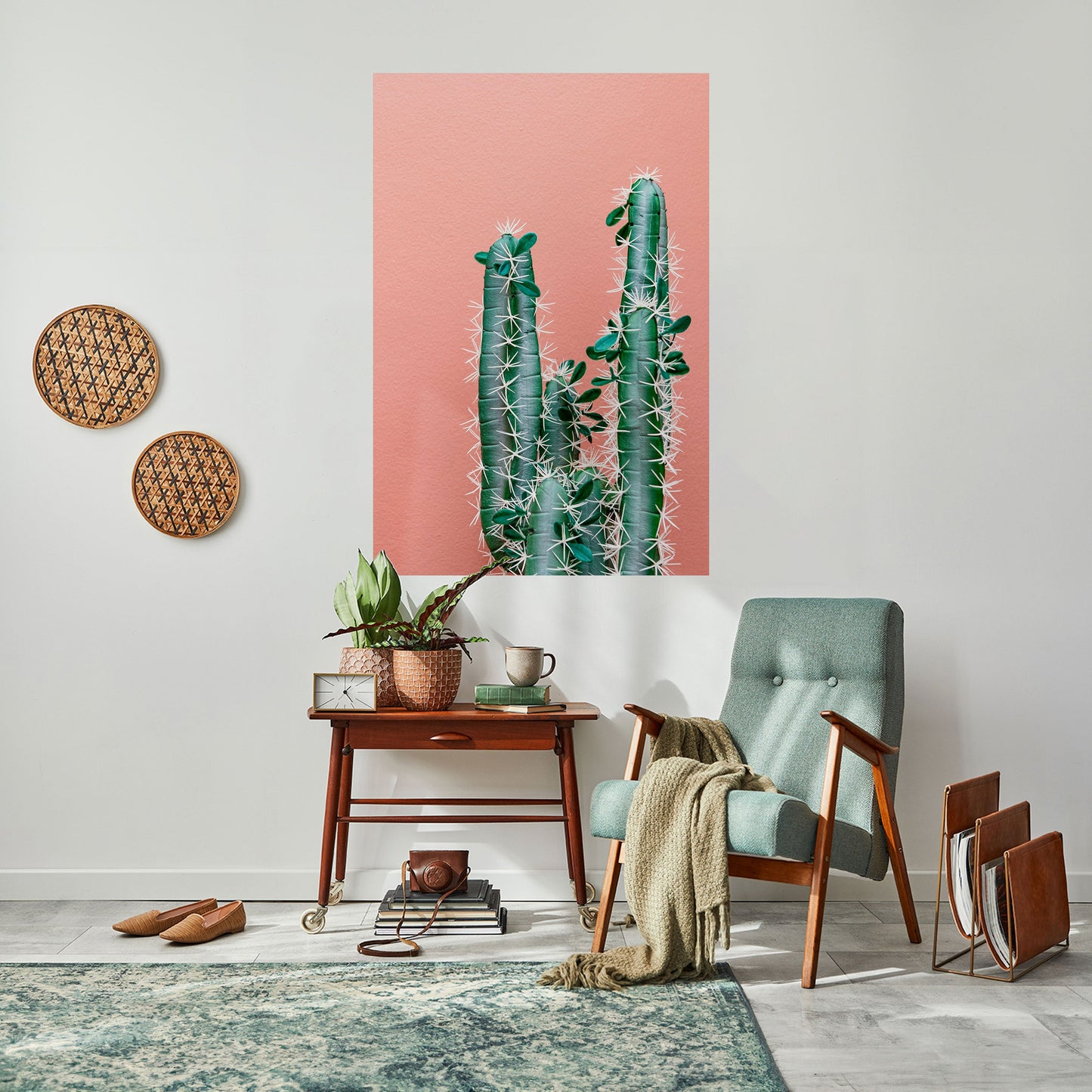 LORD CACTUS Peel and Stick Vertical Poster