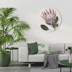 PROTEA FLOWER Round Wall Art