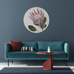PROTEA FLOWER Round Wall Art