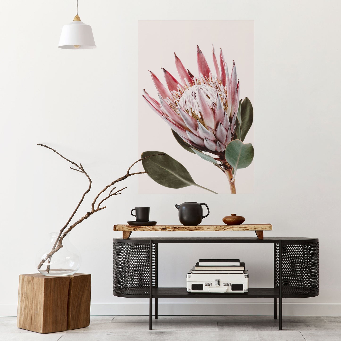PROTEA FLOWER Peel and Stick Vertical Poster