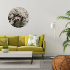 LINEN CLOVES Round Wall Art