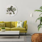 EUCALYPTUS BRANCH Round Wall Art