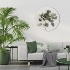 EUCALYPTUS BRANCH Round Wall Art