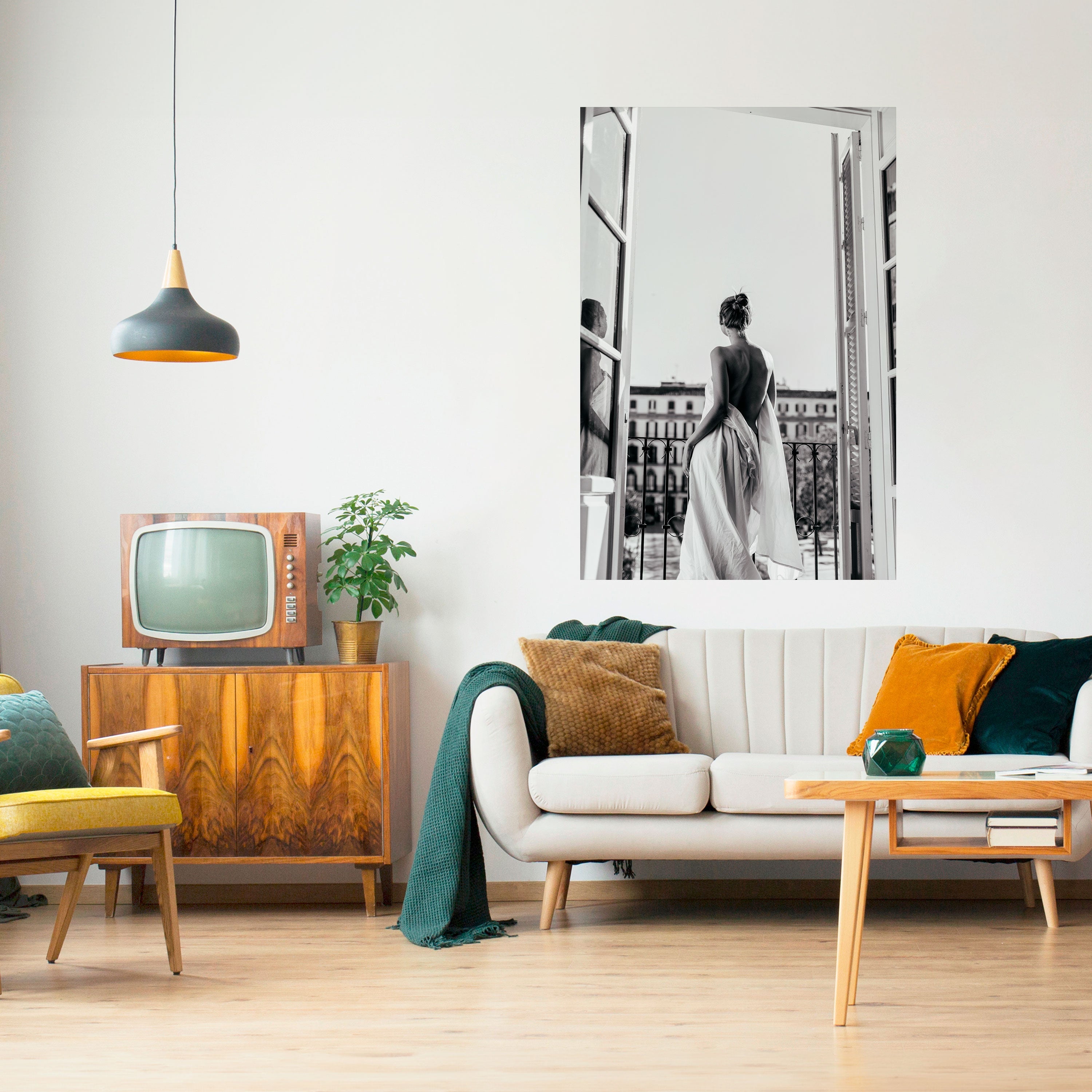DRÖMMENS KLÄNNING Vertikal poster med självhäftande text