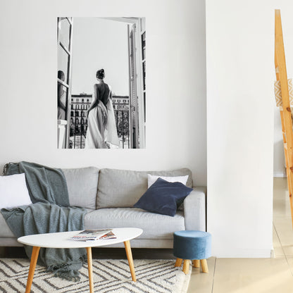 DRÖMMENS KLÄNNING Vertikal poster med självhäftande text