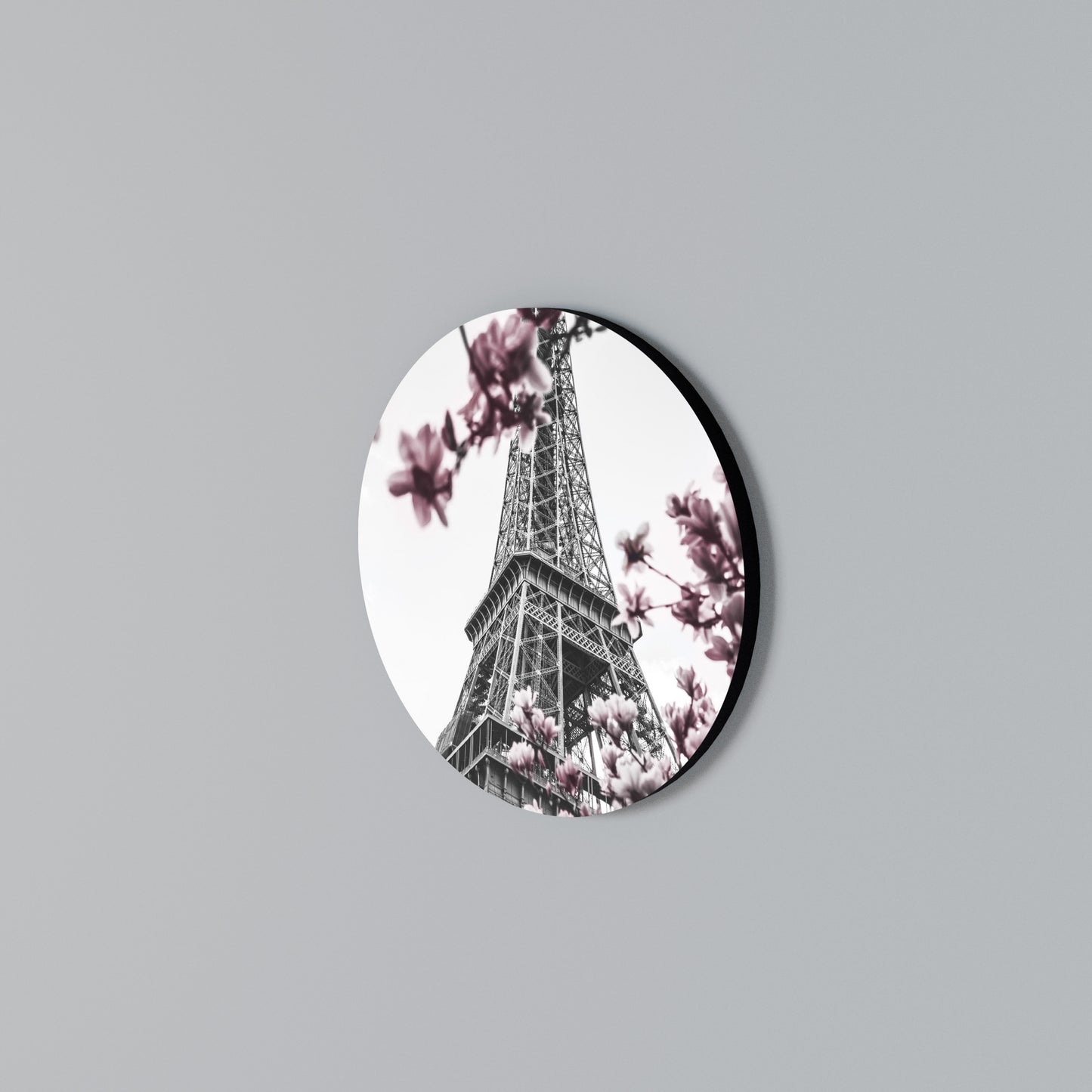 EIFFEL IN BLOOM Rund väggdekor