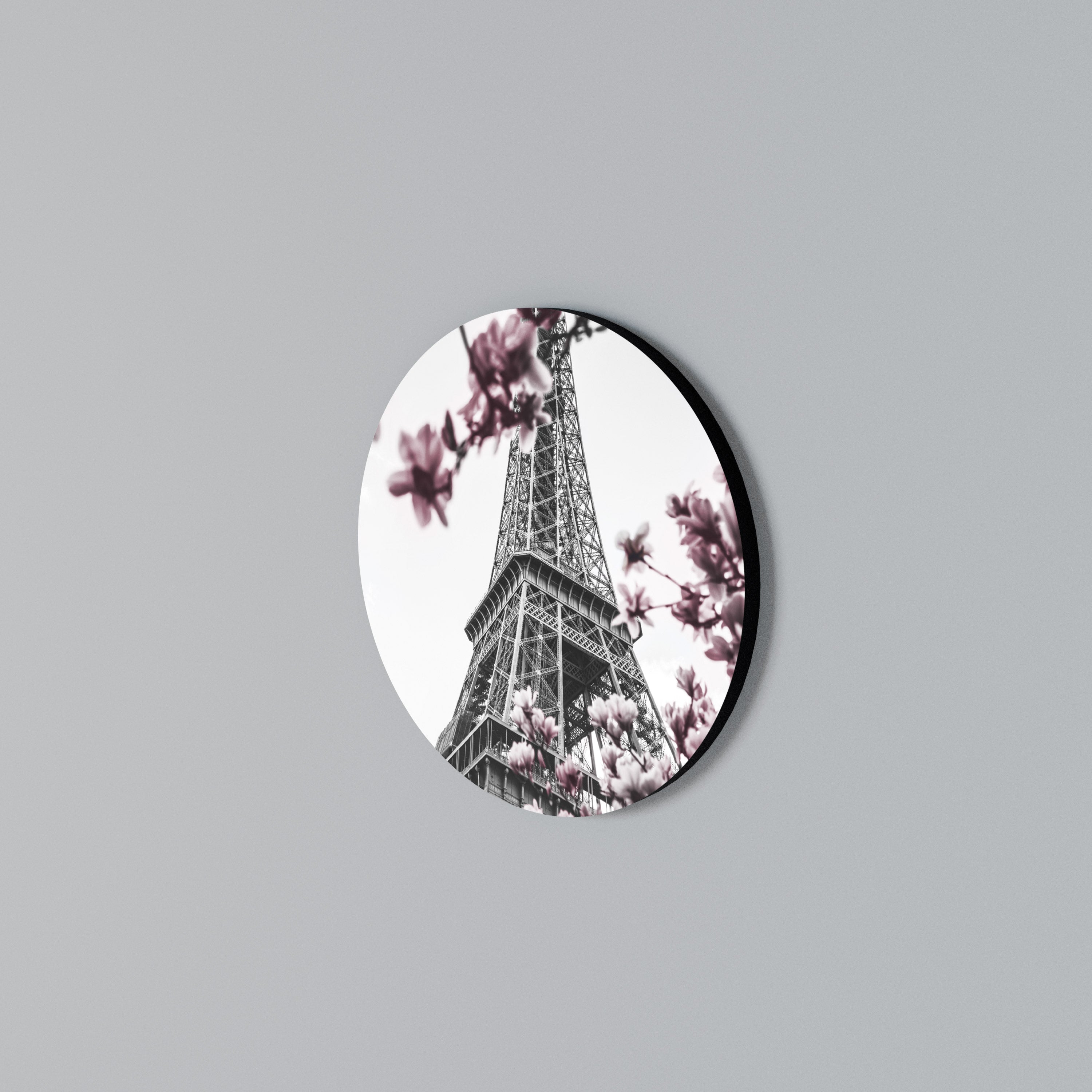 EIFFEL IN BLOOM Rund väggdekor