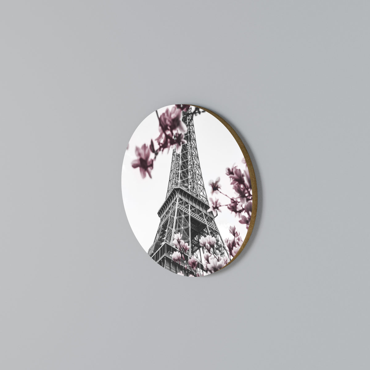 EIFFEL IN BLOOM Rund väggdekor