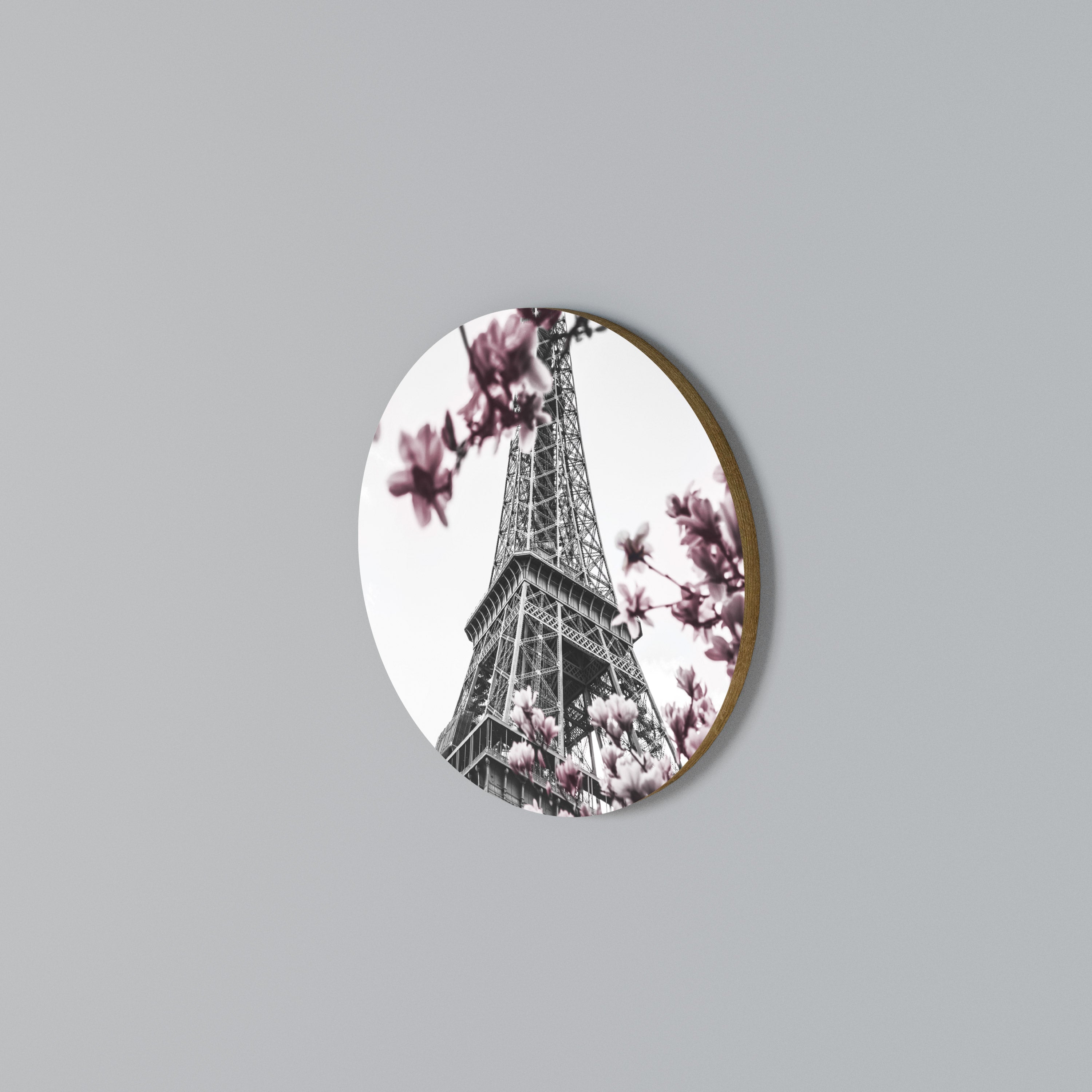 EIFFEL IN BLOOM Rund väggdekor